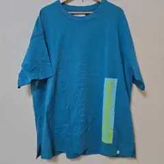 facetsm ロゴ入り Tシャツ 青