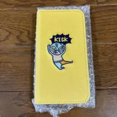 Kusu Kusu 手帳型ケース マスクマン 刺繍
