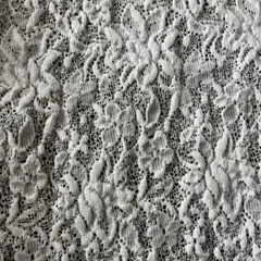 花柄レース　ストレッチレース135cm