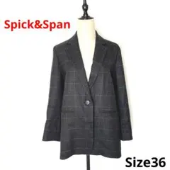Spicku0026Span チェック柄テーラードジャケット 5379