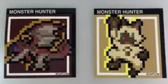 アイルー&リオレウス　ステッカー　大カプコン展　モンスターハンター