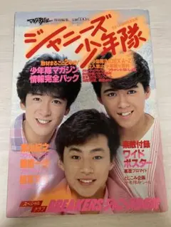 マイアイドル　1985年11月号　少年隊表紙 マイアイドル 1985年11月号 少年隊表紙 アイドル