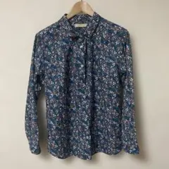 CROCODILE クロコダイル　小花柄ブラウス　LL