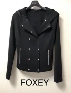 フォクシー New York ジャケット(フード付き)(黒)38