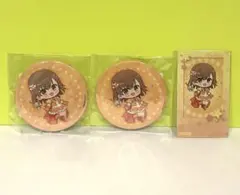 くじ引き堂 御坂美琴 Birthday 缶バッジ ミニブロマイド セット