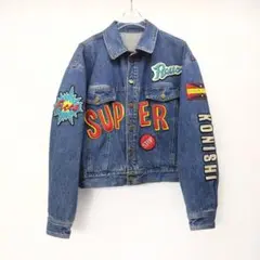 美品 FICCE フィッチェ デニム ジャケット ブルゾン ボレロ丈 M 美品 FICCE フィッチェ デニム ジャケット ブルゾン ボレロ丈 M