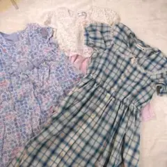 半袖ワンピース 3点セット