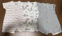 PETIT BATEAUロンパース3点セット