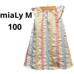 mialy M mialy mail ストライプ ワンピース 100センチ