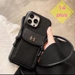 【特価☆早い者勝ち❗️iPhone14 Plus スマホショルダー Hロゴ】