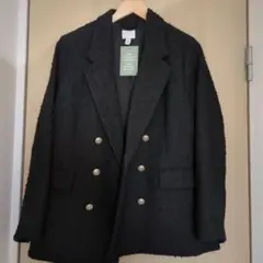 H&M ブラック テーラードジャケット