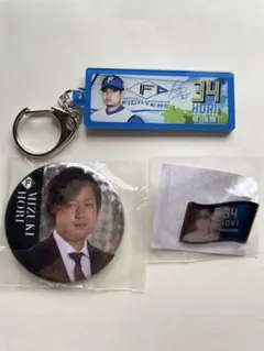 日本ハムファイターズ堀 瑞輝 キーホルダー 、 缶バッジ、ピンバッジ