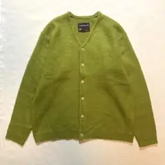 タウンクラフト　カーディガン　グリーン　グランジ