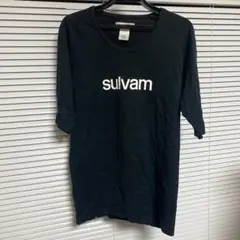 sulvam ロゴプリントTシャツ　サルバム
