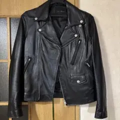 ライダースジャケット　羊革　サイズ36