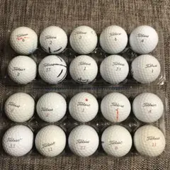 タイトリスト PROV1 10球、PROV1X 10球、合計20球
