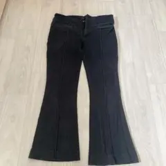 ⭐️処分⭐️ブラック フレアパンツ ウエスト58
