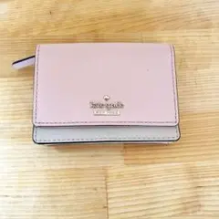 美品✨ ケイトスペード 二つ折り カードケース 小銭入れ ピンク