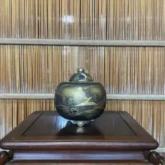 九谷焼　清香作　香炉　共箱 　水墨画　未使用品 2025年最新】九谷 清香の人気アイテム - メルカリ