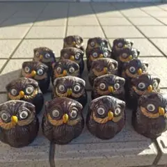 フクロウの陶器笛 19個セット