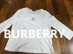 美品　BURBERRY ホワイト 長袖カットソー