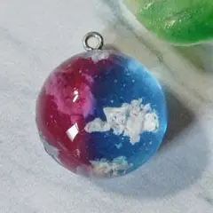 665.朝焼けの空　ハンドメイドレジンアクセサリー