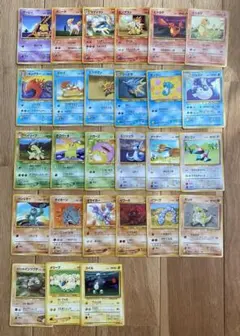 ポケモンカード　旧裏　まとめ売り　27種類