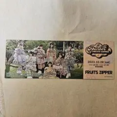 FRUITS ZIPPER　ふるっぱー　メモリアルチケット　東京体育館