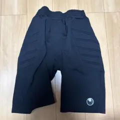 uhlsport パッド付き キーパーパンツ ブラック