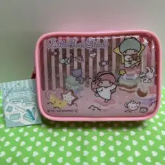 キキララ ビニールポーチ　2009年　リトルツインスターズ　マルチケース　四角