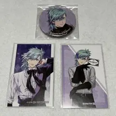 うたプリ タブナイ 藍 缶バッジ 特典 イラストカード アニメイトフェア