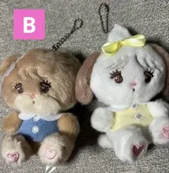 新品ぬいぐるみ mikko ガチャガチャ スフレ　ラテ　２つ売り