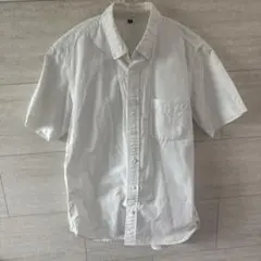 無印良品 ボタンダウンシャツ 半袖 Mサイズ
