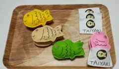 ハンドメイド　フエルト　たいやき屋さん