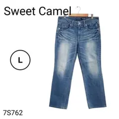 Sweet Camel ストレートデニム ジーンズ ライトブルー L相当