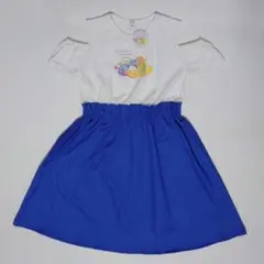 半袖 140 オフショルワンピース 肩出し
