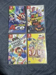 Nintendo Switch マリオゲーム4本セット