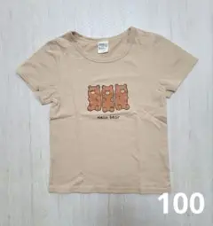 bee des bee　半袖Tシャツ　くま　100