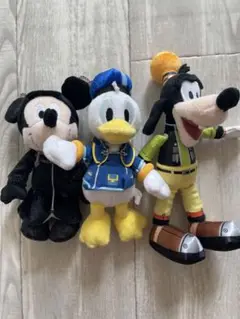 キングダムハーツ　一番くじ　D賞 ぬいぐるみ3体セット
