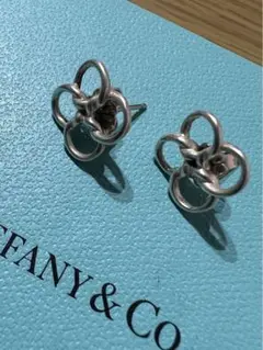 ティファニーTIFFANYクアドロフォリオシルバーピアス