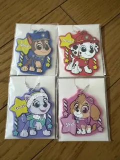 かっぱ寿司お名前ラバーチャーム 4 種類 Paw Patrol