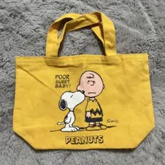 新品未使用 SNOOPY スヌーピー コットン ランチトート
