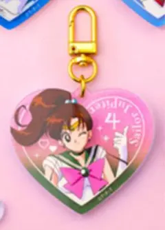 セーラームーン ローソン ハートラメアクリルキーホルダー　ジュピター