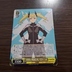 怪獣の殲滅 四ノ宮キコル PR WS 怪獣8号 ヴァイスシュヴァルツ