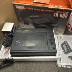 【中古美品】Kinyo　スポーツカー型VHSビデオリワインダー Vintage Kinyo Red Car Shaped AutoWinder VHS Cassette Tape