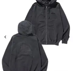 xlarge ジップパーカー グレー