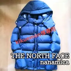 ザノースフェイス nanamicaダウンジャケット Mネイビー 紺