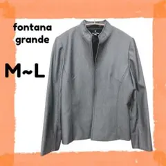 【極美品】fontana grande L ジャケット　グレー かっこかわいい