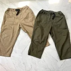 GU ジーユー　キッズ　ジュニア　ハーフパンツ　半ズボン　160㎝ 二枚セット