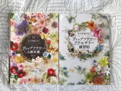ディップフラワーの本2冊セット ★ディップフラワーの教科書／練習帖」